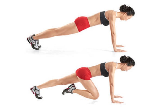 động tác cardio giảm cân đứng đấm thẳng