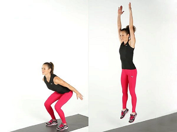 Bài tập cardio tại nhà - bật nhảy cao