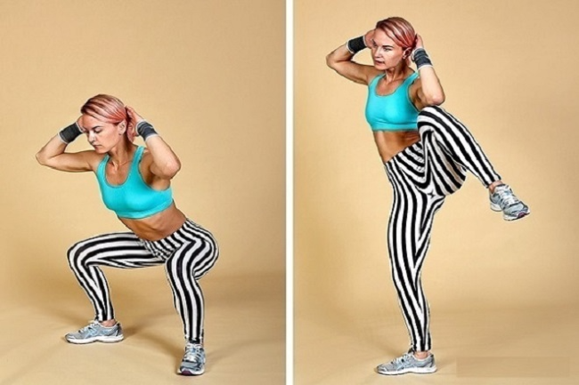 Động tác squat cơ liên sườn