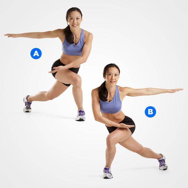 Bài tập cardio trượt băng giúp giảm mỡ