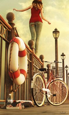 On The Pier by Conlaodh on DeviantArt