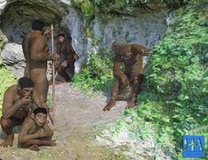 Stone Age Family by hackembacker on DeviantArt