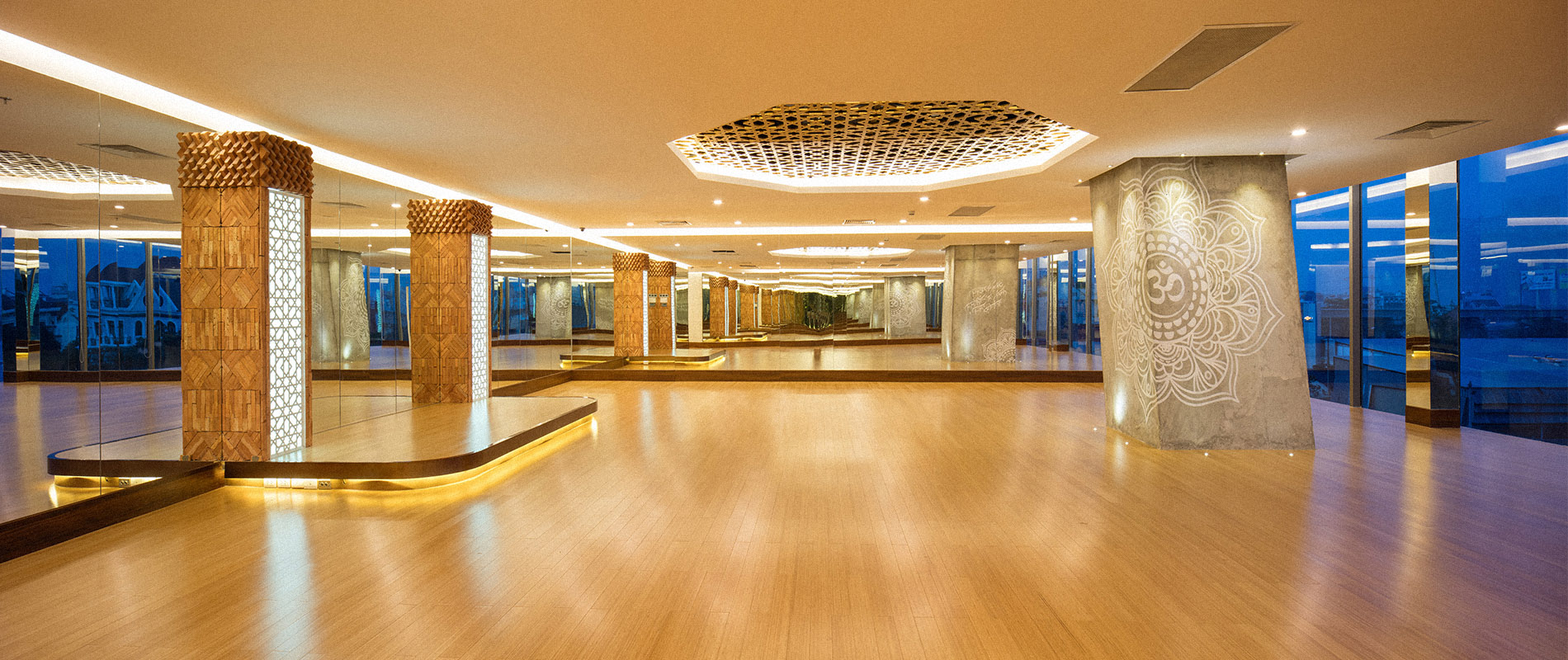 cơ sở vật chất tại yoga plus quận 2