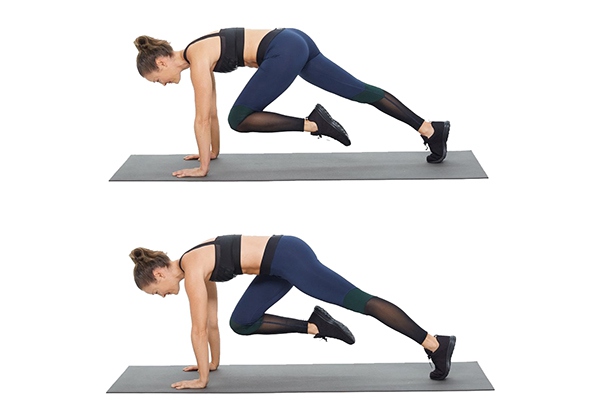 Bài tập HIIT Mountain Climbers