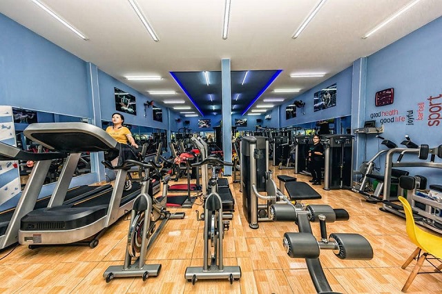 Không gian tại phòng tập gym quận 7 Titanium Fitness & Yoga