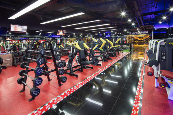 Hệ thống máy tập chất lượng cao tại California Fitness & Yoga