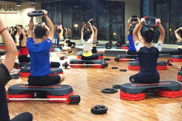 Không gian luyện tập thoải mại tại Fuel Fitness