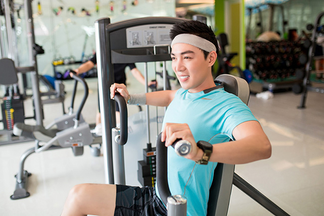 Tập luyện thoải mái tại Diamond Fitness Center