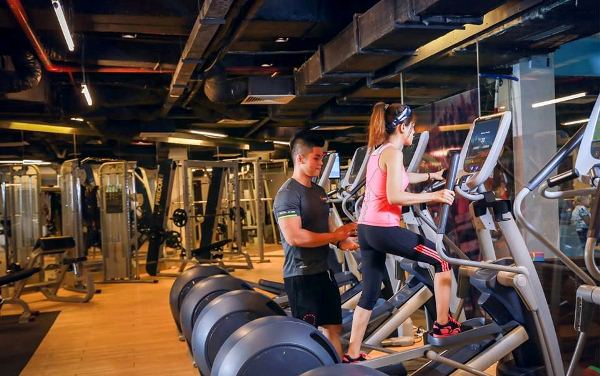 M-Fitness với không gian tập luyện rộng rãi, thoáng đãng