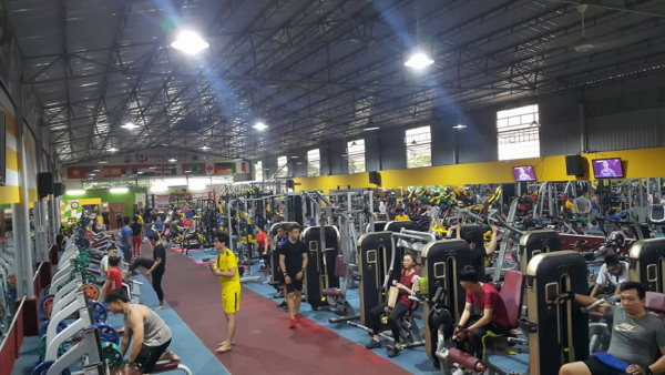 Galaxy Gym Club - cơ sở phòng gym Cần Thơ có không gian rộng rãi