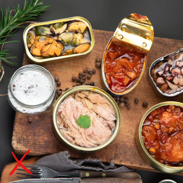 Không ăn những thức ăn chế biến sẵn